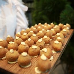 The Canapé Packages catering option at Collins Square