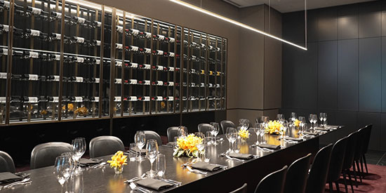 The The Wine Room / Private Dining events & meetings venue at Collins Square