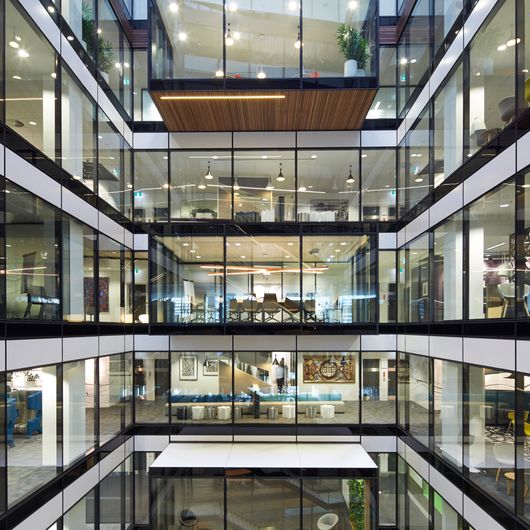 The interior of a number of offices within Tower 1 at Collins Square