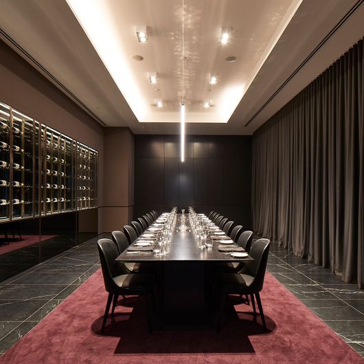 The cellar dining room at Tower 2, Collins Square